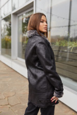 Дубленка Д-129 черный — изображение 2