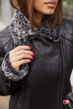 Дубленка Д-129 черный — изображение 5