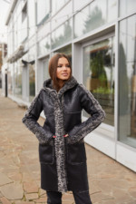 Дубленка Д-159 кап б черный — изображение 4