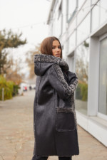 Дубленка Д-159 кап б черный — изображение 5