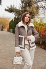 Дубленка Д-163 капучино