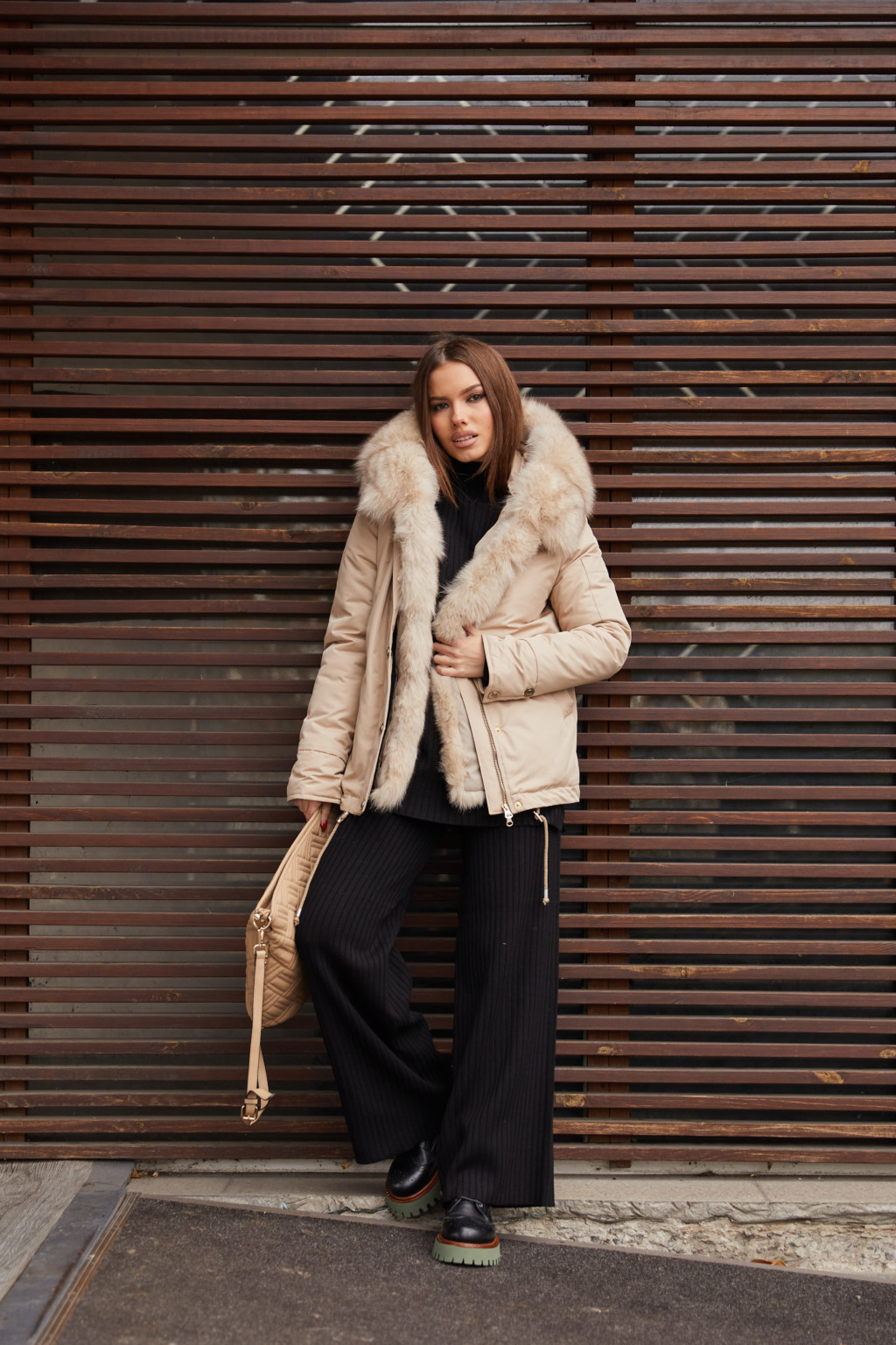 Куртка К-176 бежевый+бежевый — изображение 2