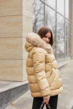 Куртка К-229 лак бежевый — изображение 5