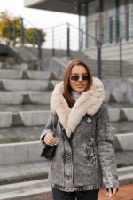 Куртка К-176 серый джинс