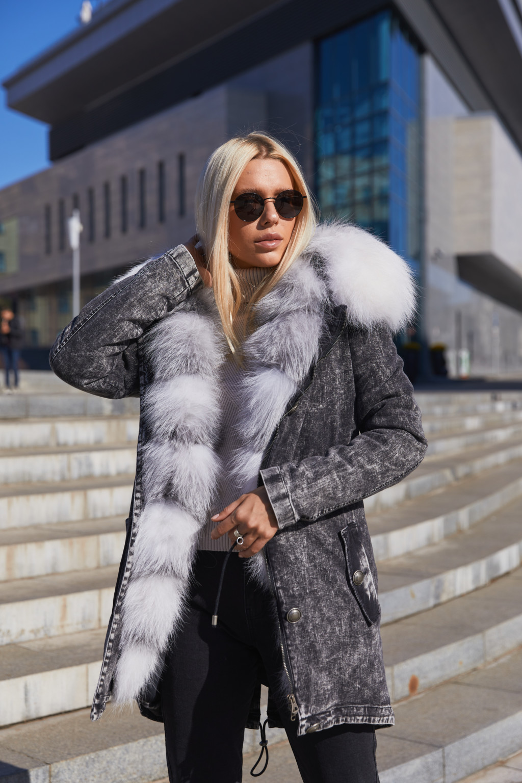 Парка П-26ех черный мрамор — изображение 2