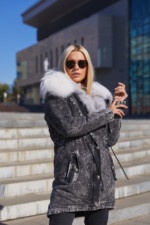 Парка П-26ех черный мрамор