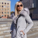 Парка П-26ех светло-серый