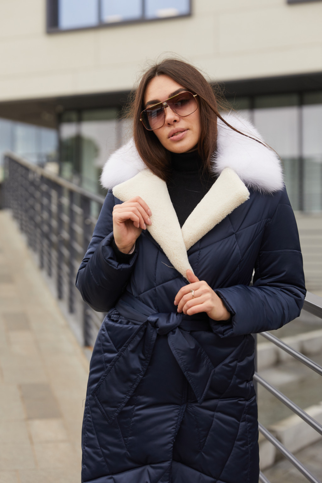 Пальто ПВ-229 синий — изображение 1