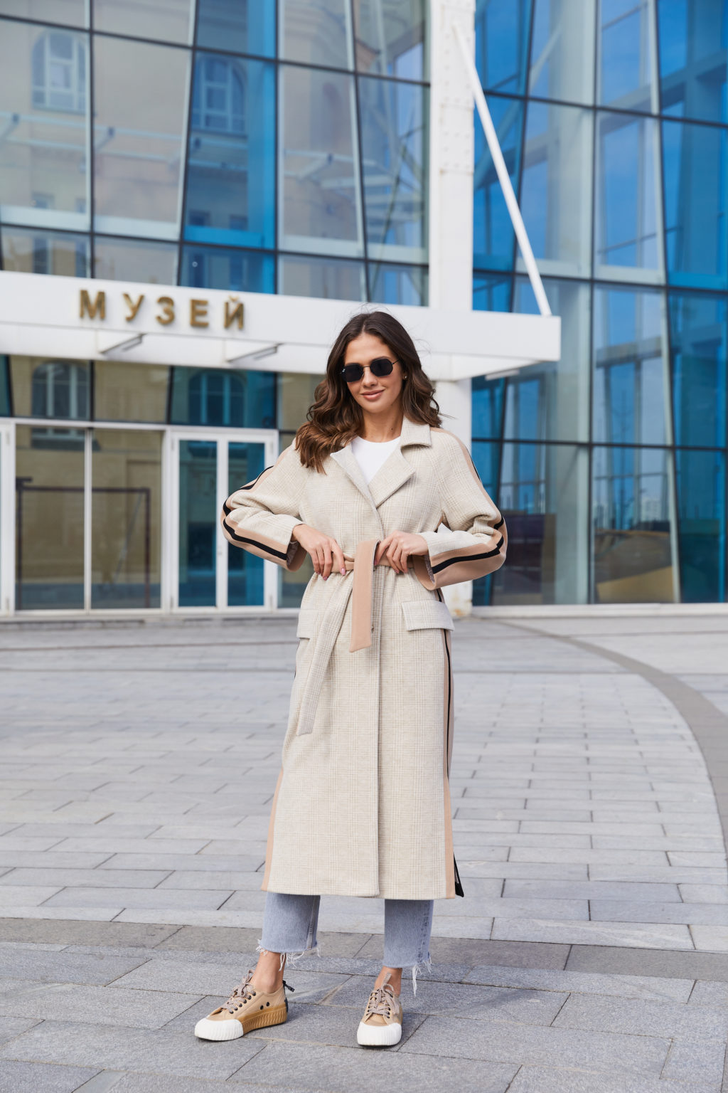 Пальто ПВ-260 бежевый — изображение 1