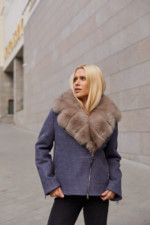 Пальто ПВ-274 синий — изображение 2