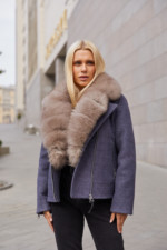 Пальто ПВ-274 синий