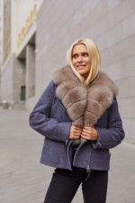 Пальто ПВ-274 синий — изображение 3