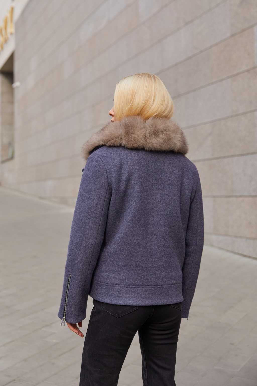 Пальто ПВ-274 синий — изображение 4