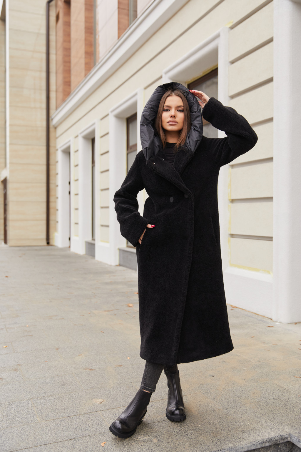 Пальто ПВ-228 черный — изображение 6