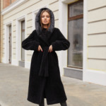 Пальто ПВ-228 черный