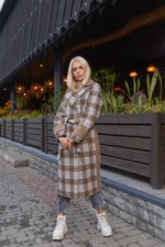 Демисезонное пальто Mila Nova ПВ-143 капучино — изображение 3