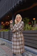 Демисезонное пальто Mila Nova ПВ-143 капучино