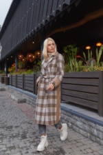 Демисезонное пальто Mila Nova ПВ-143 капучино — изображение 2