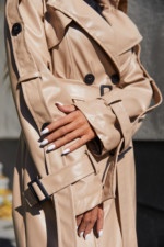 Демисезонный тренч Mila Nova ПВ-180 бежевый — изображение 2