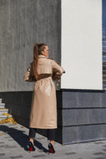 Демисезонный тренч Mila Nova ПВ-180 бежевый — изображение 5