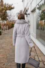 Зимнее пальто Mila Nova ПВ-97 серый — изображение 3