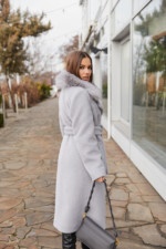 Зимнее пальто Mila Nova ПВ-97 серый — изображение 2