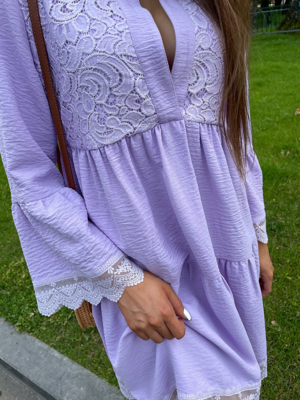 Летнее платье Mila Nova Ф-159 сирень — изображение 4