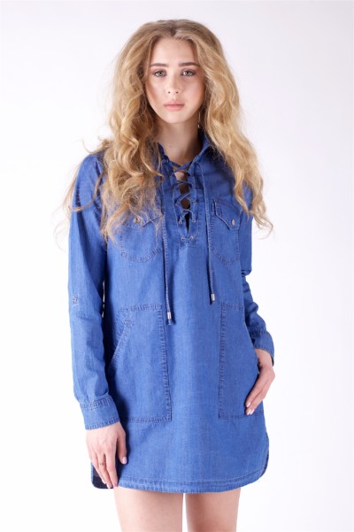 Летнее Платье Mila Nova Ф-4 синий