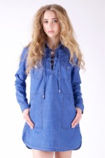 Летнее Платье Mila Nova Ф-4 синий — изображение 3