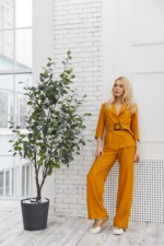 Летний костюм Mila Nova J-28 горчица — изображение 3