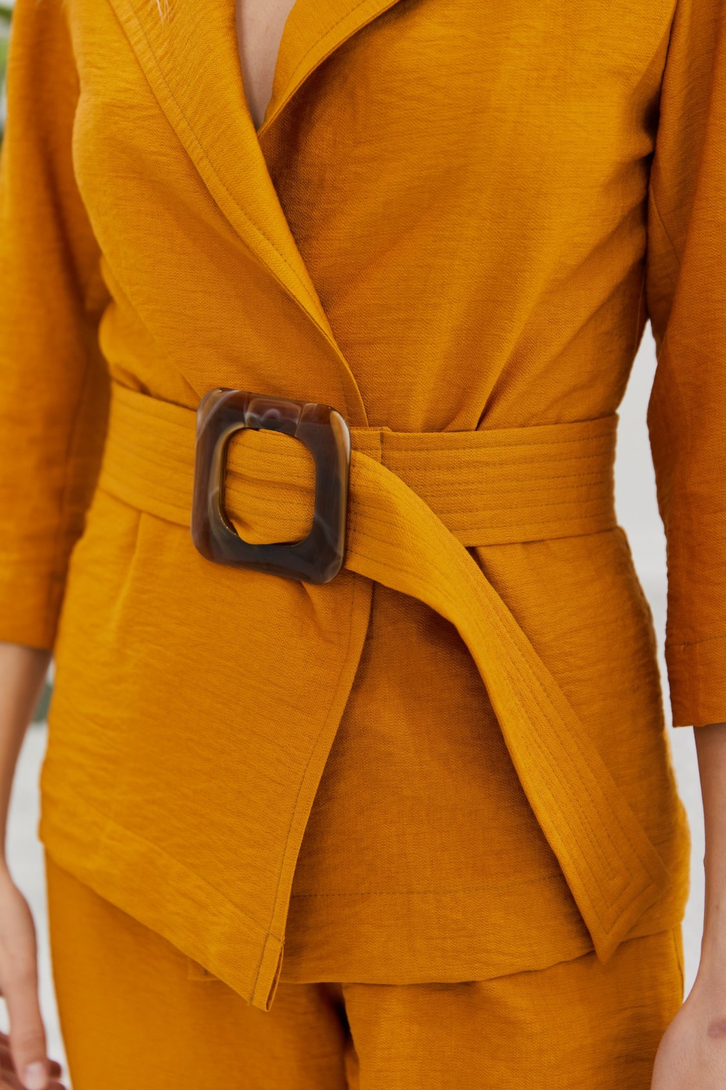 Летний костюм Mila Nova J-28 горчица — изображение 5