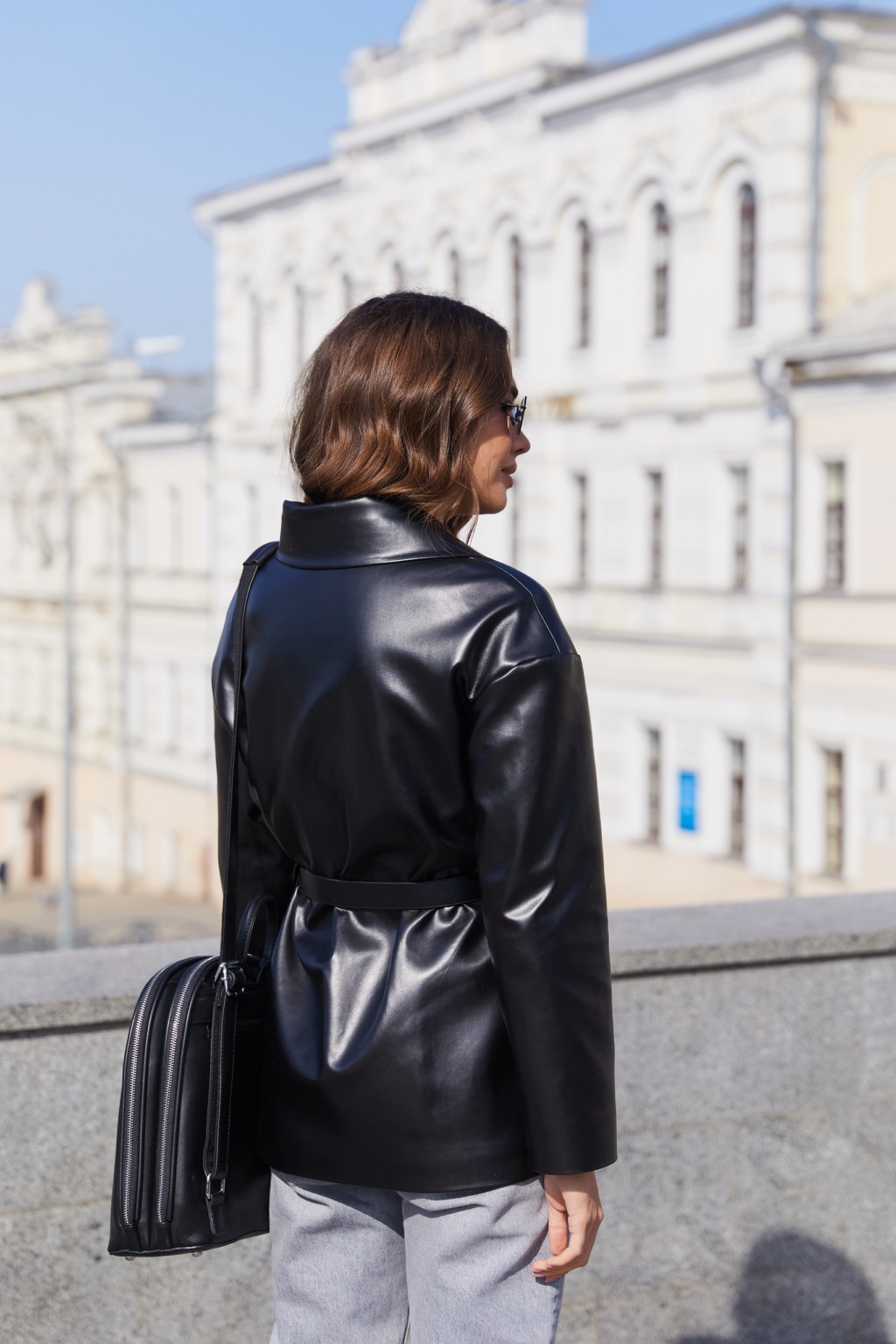 Демисезонная Куртка Mila Nova К-195 черный — изображение 3