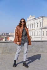 Демисезонная Куртка Mila Nova К-195кв терракот — изображение 2