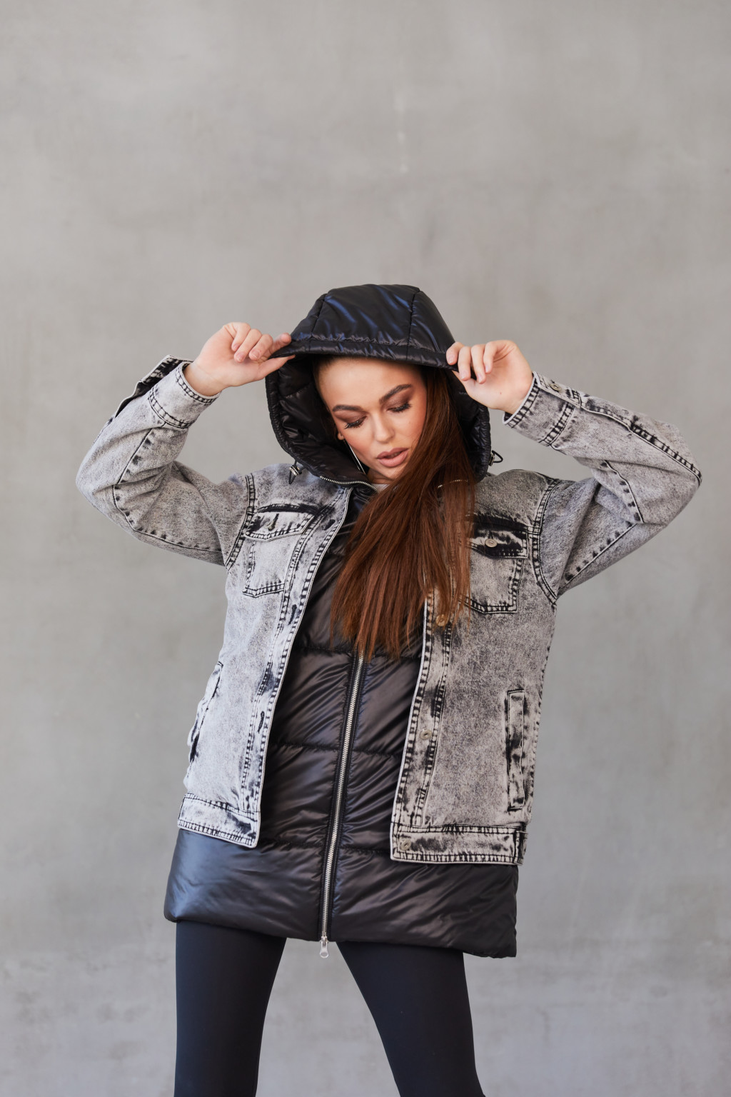 Демисезонная Куртка Mila Nova К-250 черный — изображение 2