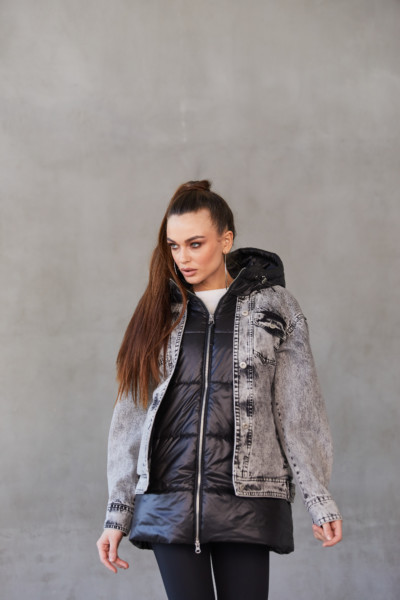 Демисезонная Куртка Mila Nova К-250 черный