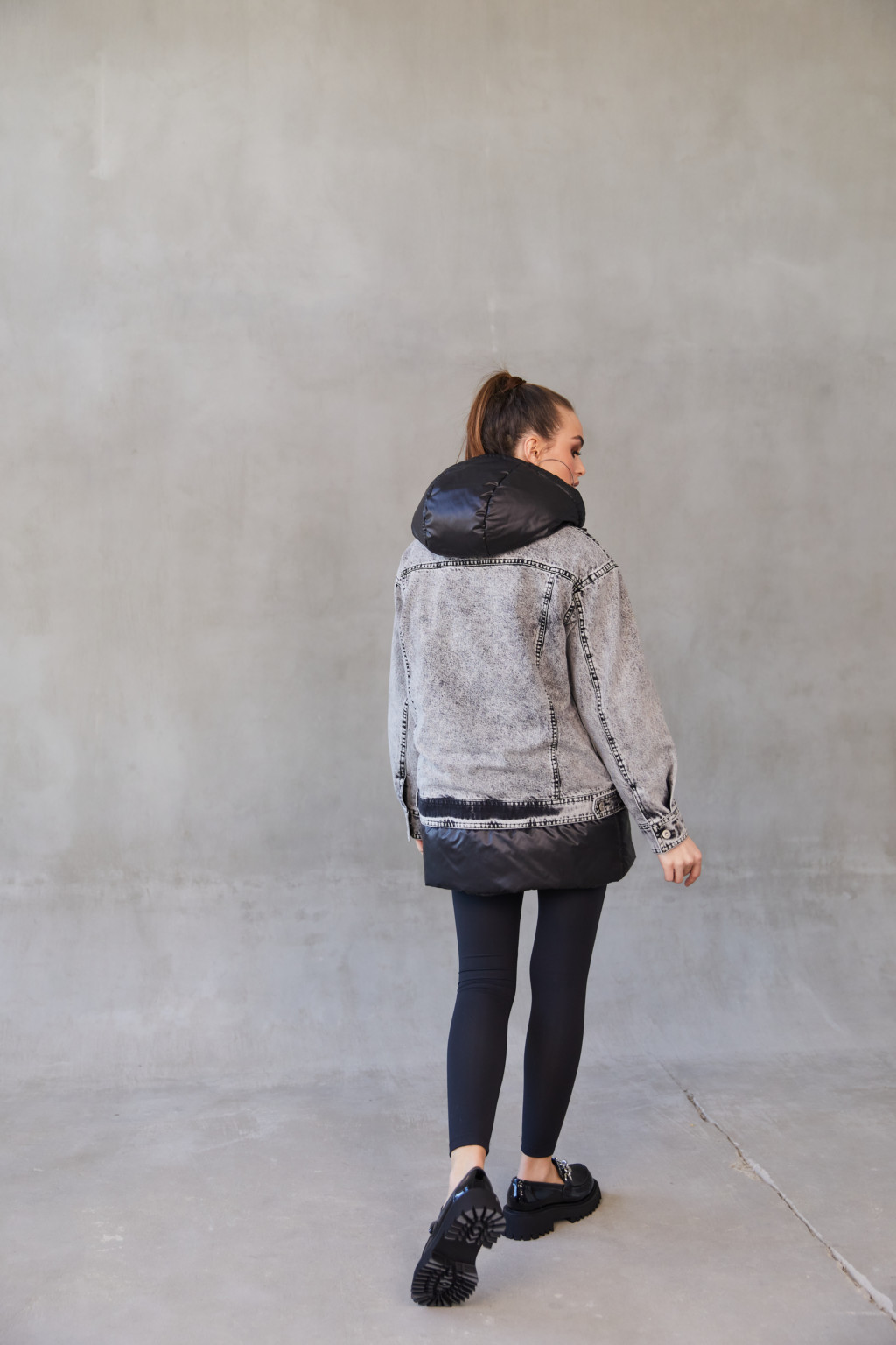 Демисезонная Куртка Mila Nova К-250 черный — изображение 5