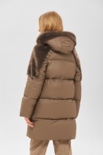 Зимняя куртка Mila Nova К-171 капучино — изображение 3