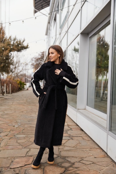 Пальто ПВ-226 черный