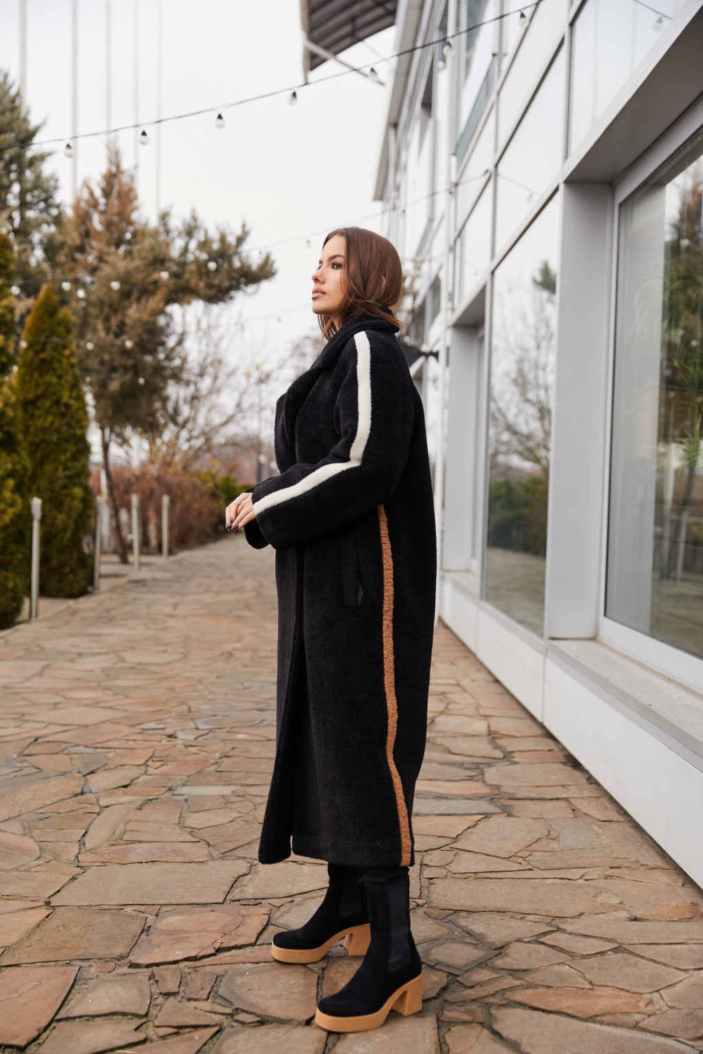 Пальто ПВ-226 черный — изображение 3