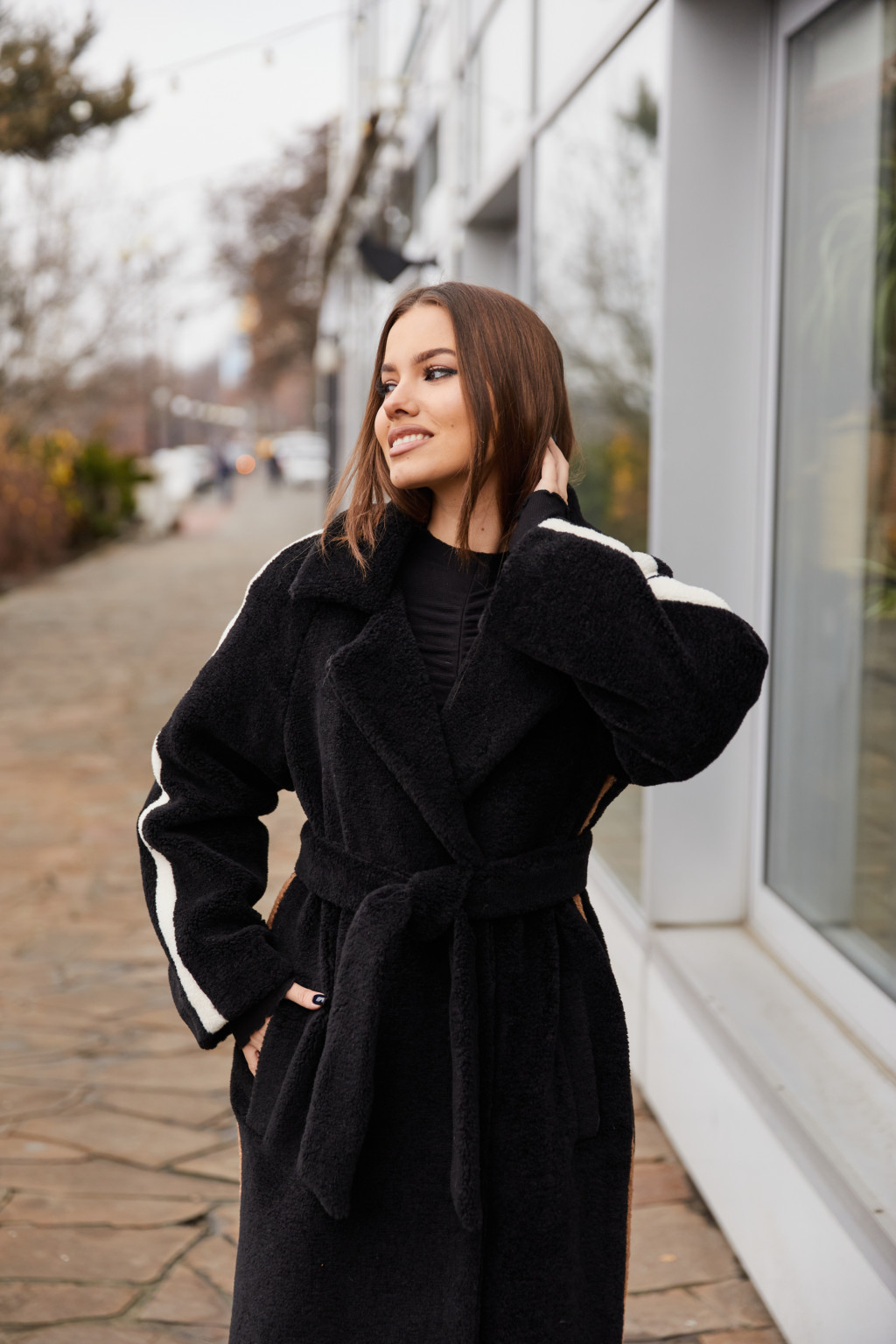 Пальто ПВ-226 черный — изображение 2