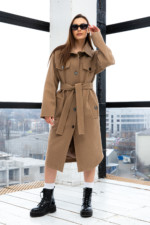 Демисезонное Пальто Mila Nova ПВ-246 кемел