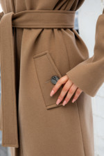 Демисезонное Пальто Mila Nova ПВ-246 кемел — изображение 5