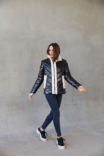 Демисезонная Куртка Mila Nova К-234 черный — изображение 2