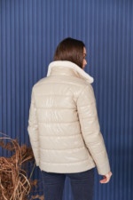 Демисезонная Куртка Mila Nova К-234 серый — изображение 5