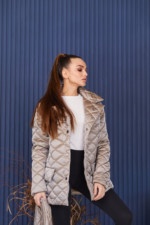 Демисезонная Куртка Mila Nova К-252 капучино — изображение 4