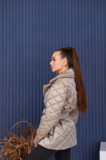 Демисезонная Куртка Mila Nova К-252 капучино — изображение 5