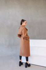 Демисезонное пальто Mila Nova ПВ-287 кемел — изображение 5