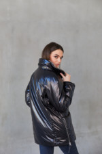 Демисезонная Куртка Mila Nova К-253 черный — изображение 2