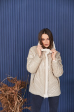 Демисезонная Куртка Mila Nova К-238 бежевый