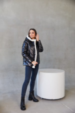 Демисезонная Куртка Mila Nova К-238 черный — изображение 2